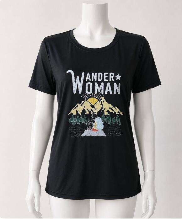 no brand Tops - Wander Woman GLT Travel Graphic Shirt Top WW Small